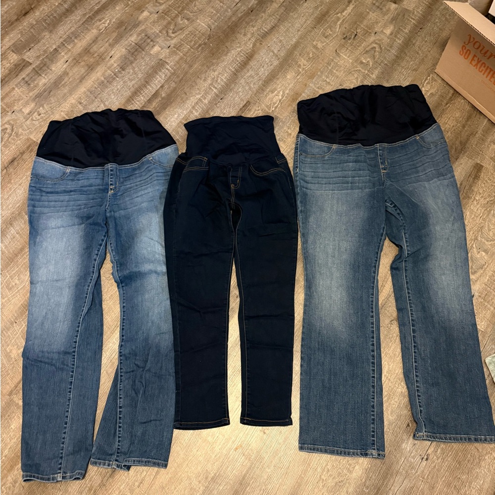 Women's Blue Maternity Jeans